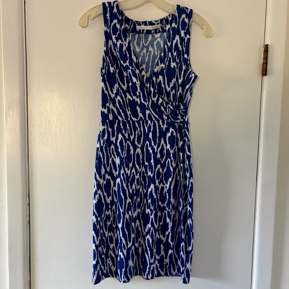 Susana Monaco dress in royal blue/white print